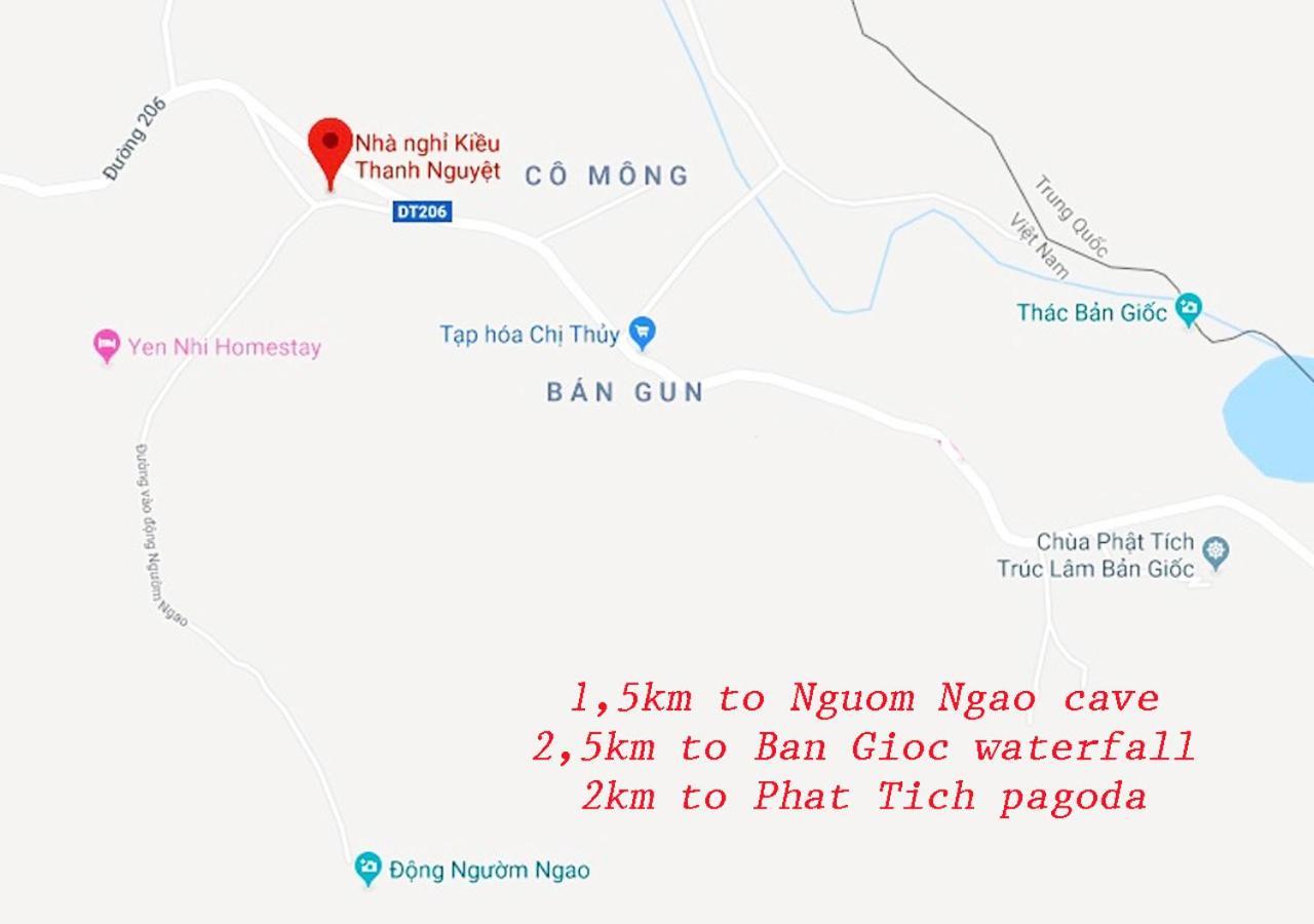 Nha Nghi Kieu Thanh Nguyet - Ban Gioc Dam Thuy 外观 照片